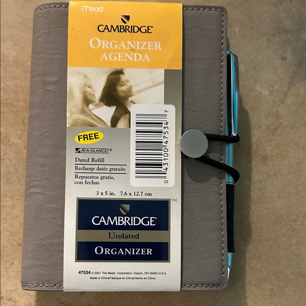Gray Organizer Agenda